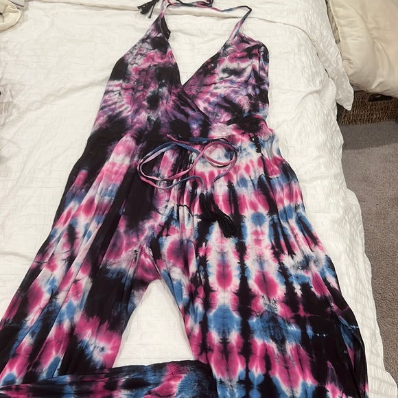 Boho Me Tie Dye Romper - Picture 2 of 4